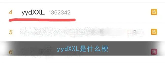 yydXXL是什么梗
