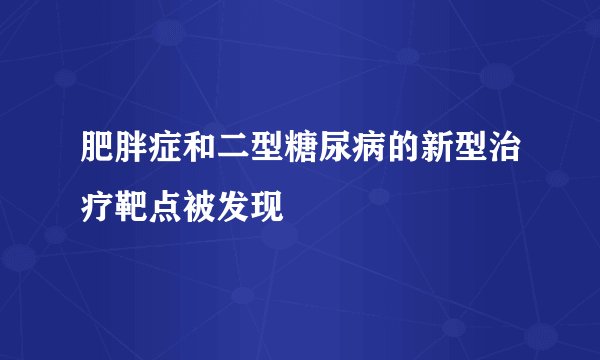 肥胖症和二型糖尿病的新型治疗靶点被发现