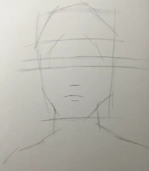 人物素描入门基础画步骤
