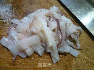 青椒炒鱿鱼