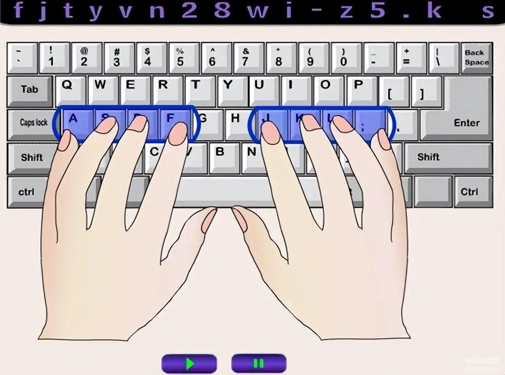 电脑键盘全图详细(电脑键盘各功能示意图)
