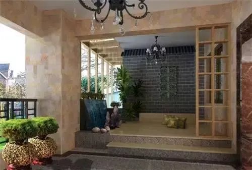 20款入户花园装修效果图，推门即见的风景