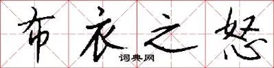 布衣之怒