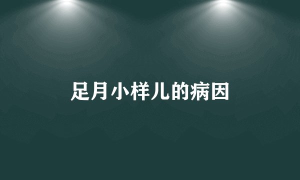 足月小样儿的病因