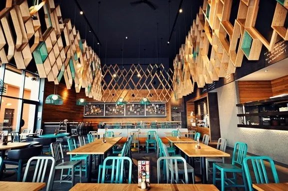 快餐店装修设计攻略 这样装修的快餐店不挤爆你找我啊！