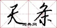 天条