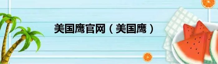 美国鹰官网（美国鹰）