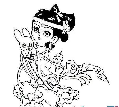 中秋节图画怎么画？