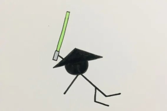 高级火柴人的画法