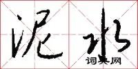 泥水
