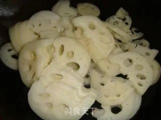 清炒藕片