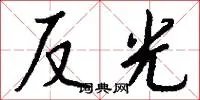 反光