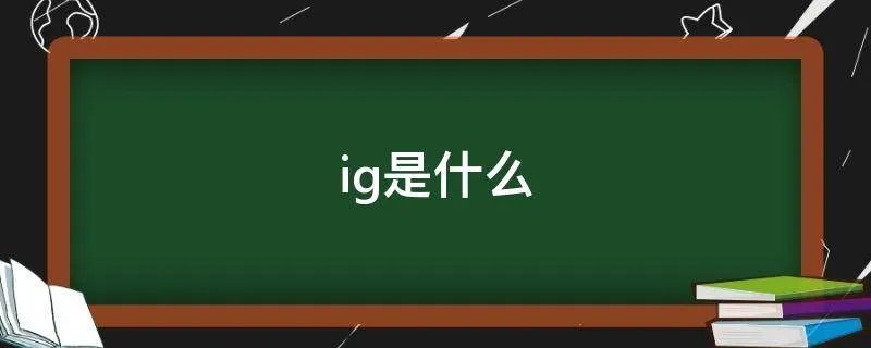 ig是什么
