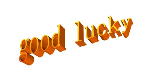 good luck什么意思